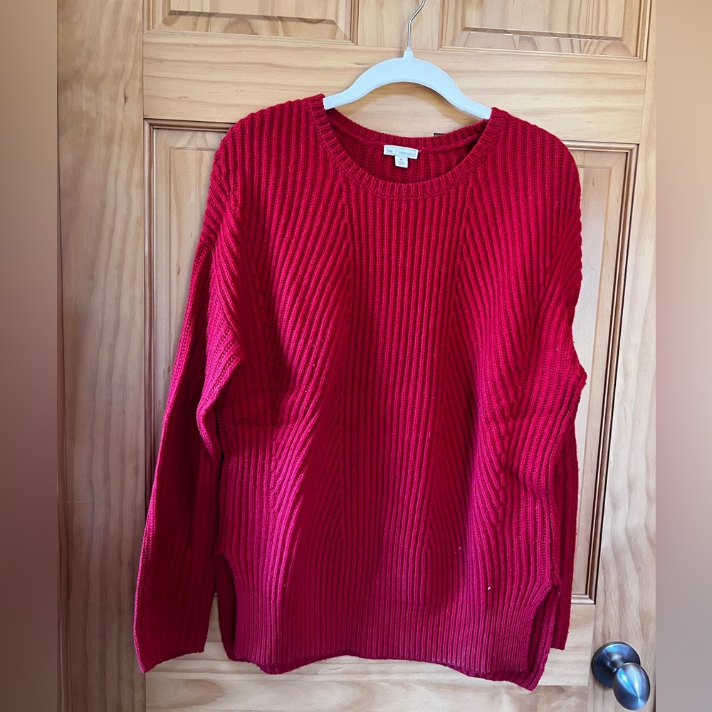 GAP Thick Knit Red Sweater